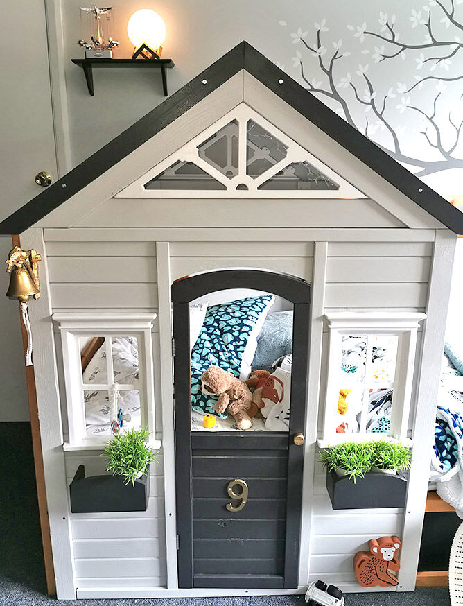 Kmart cubby house transformation