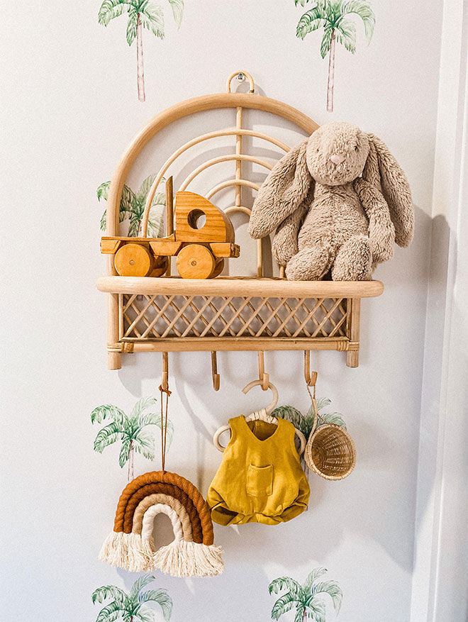 Natural toned baby nursery