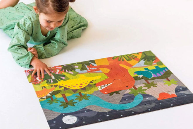 Petit Collage Dinosaur floor puzzle
