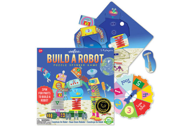 Best Robot Toys and Gifts: Eeboo Build-a-Robot Game