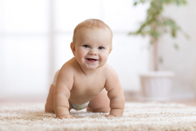 When do babies crawl?