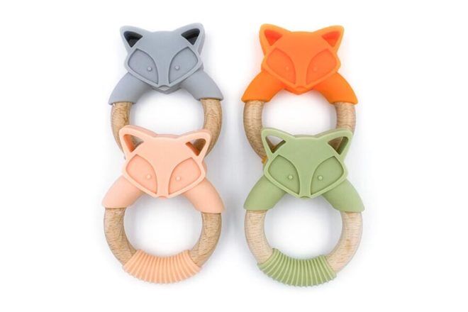 My Luxeve Silicone and Wood Teething Toys