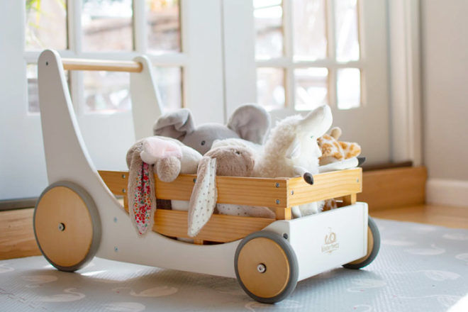 Best Toys for 1 Year Olds: Kinderfeets Cargo Walker