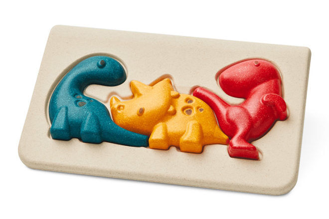 Best Toys for 1 Year Olds: Plan Toys Dino Puzzle