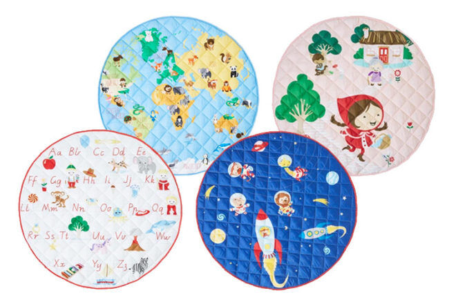 Best Gifts and Toys for 3 Month Olds: Blue Flamingo Play Mats