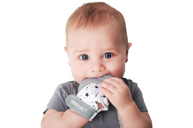 Best Gifts and Toys for 3 Month Olds: Malarkey Munch Mitt