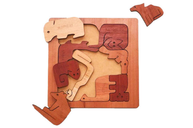 Best Gifts and Toys for 3 Year Olds: Buttonworks Square Animal Puzzle