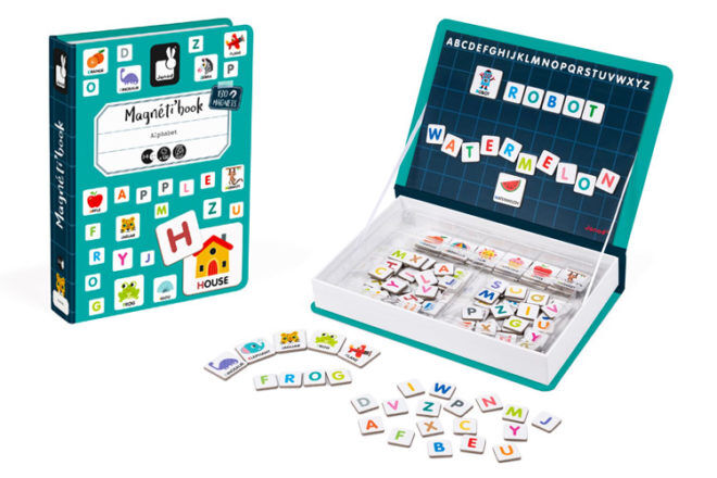 Best Gifts and Toys for 3 Year Olds: Janod Alphabet Magneticbook