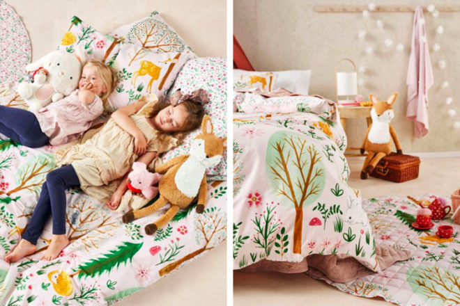 Best Gifts and Toys for 3 Year Olds: Linen House Woodlandia Quilt Cover Set