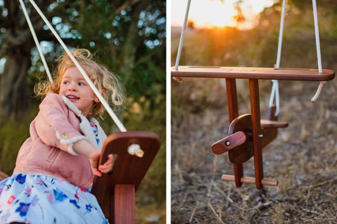 Best Gifts and Toys for 3 Year Olds: Windy Hill Adventures Airplane Swing