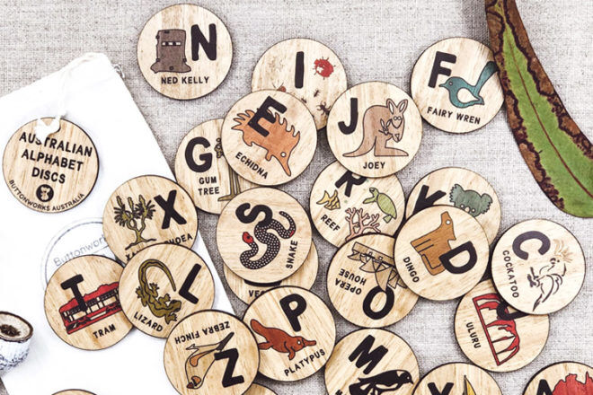 Best Gifts and Toys for 4 Year Olds: Buttonworks Australian Alphabet Discs
