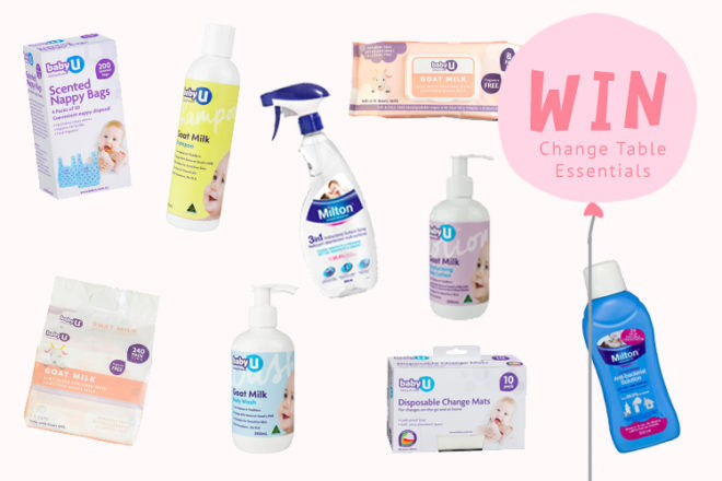 Win 1 of 3 Change Table essentials prize packs