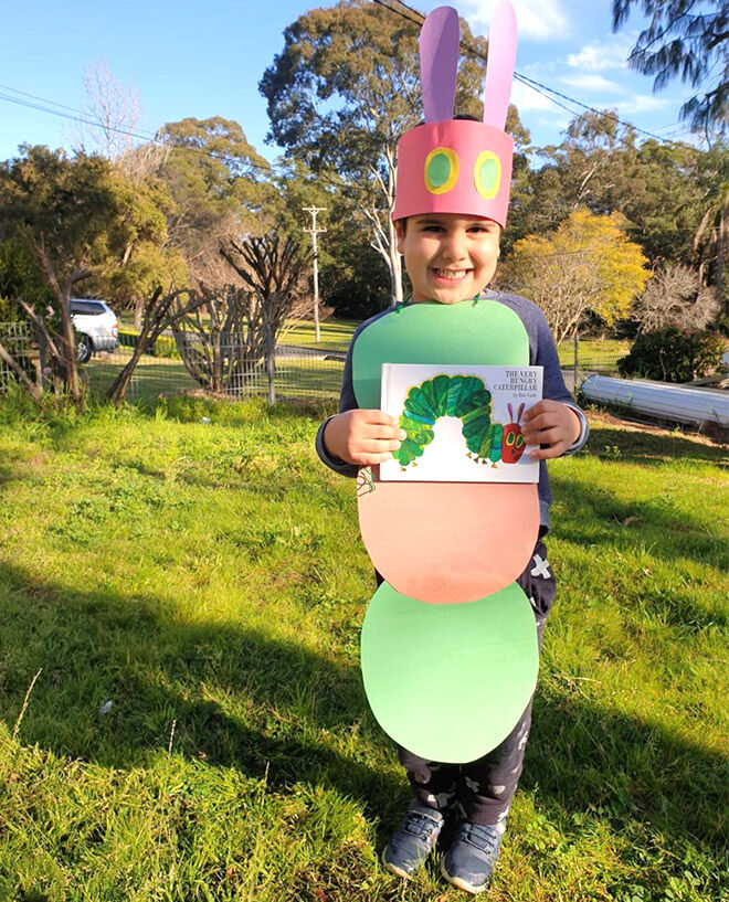 The Very Hungry Caterpillar book week costume