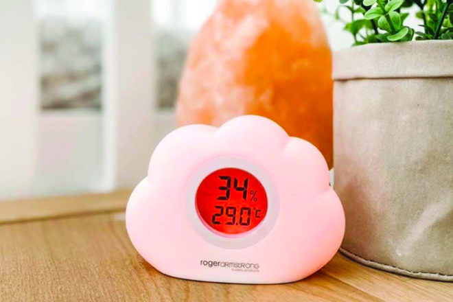 Baby Room Thermometer: Roger Armstrong Sleep Easy Cloud