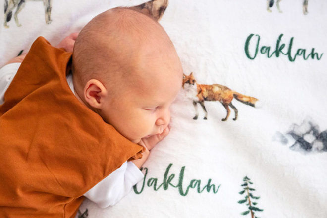Best Personalised Blankets: Pitter Pattern
