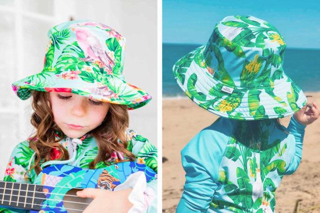 Toddler Sun Hats: Tribe Tropical
