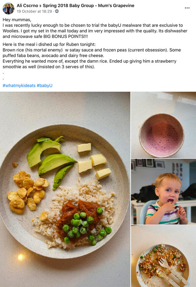 Before and after photos of toddler meals babyU
