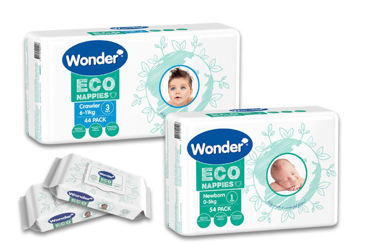 Wonder Eco Nappies and Wipes