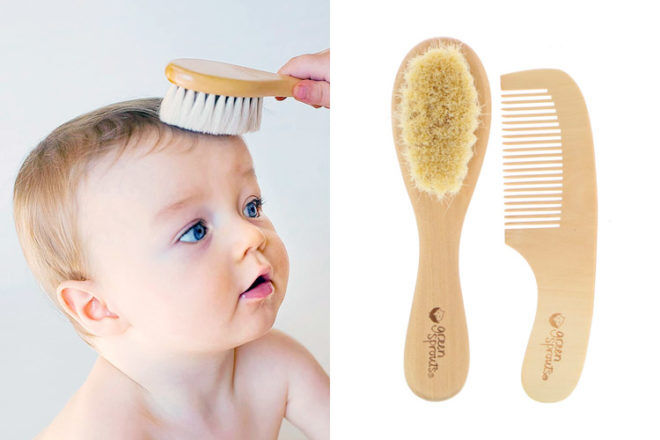 Best Baby Hair Brush: Green Sprouts