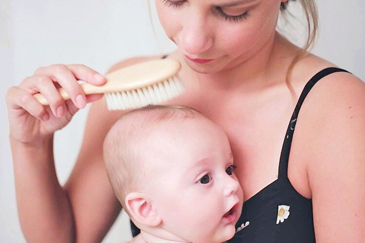 13 baby hair brushes for silky strands