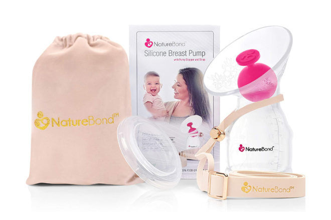 NatureBond Silicone Manual Breast Pump