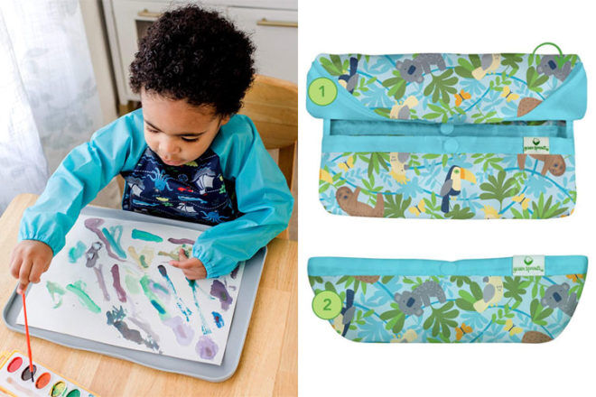 Green Sprouts Snap and Go Bib Art Smock