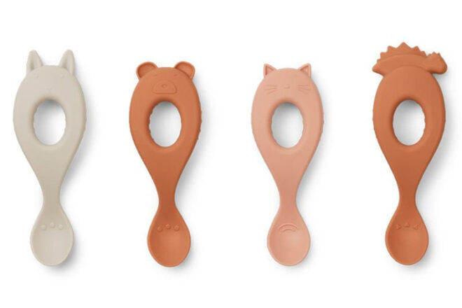 Liewood silicone baby spoon 