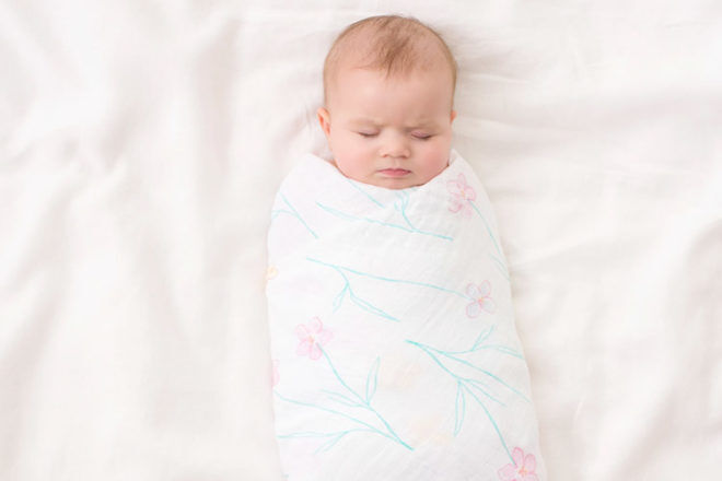 New Baby Gifts: Aden and Anais Forest Fantasy Flowers Swaddle