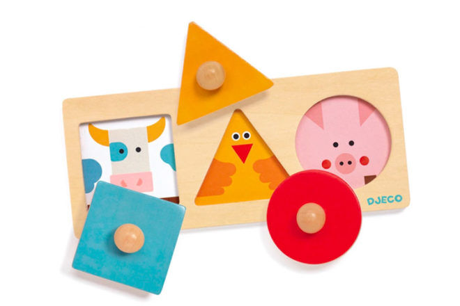 New Baby Gifts: Djeco Formabasic Puzzle