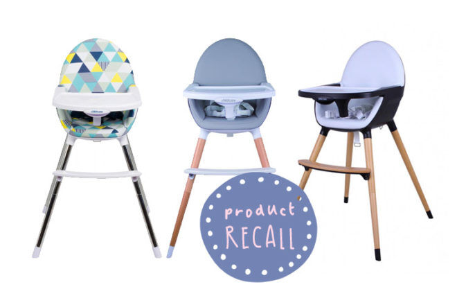 CNP Brands high chair recall