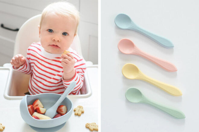 Wild Indiana Silicone Baby Spoons