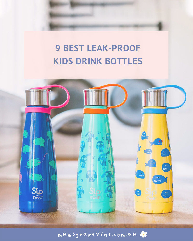 9 leak-proof water bottles for kids | Mum's Grapevine