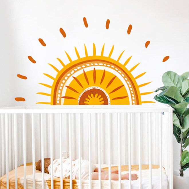 Miss Pie Designs Giant Sun Wall Decal
