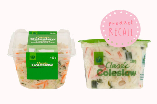Woolworths Coleslaw recall due to salmonella fears