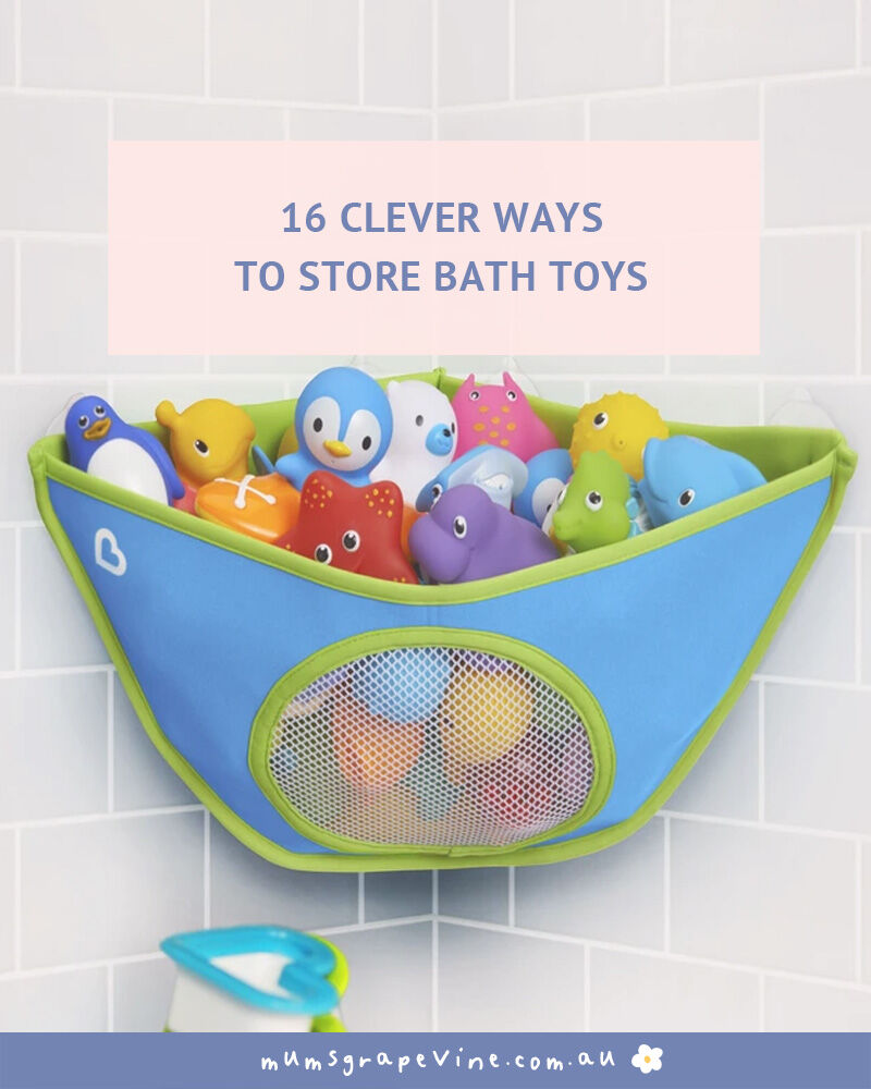 15 brilliant bath toy storage ideas