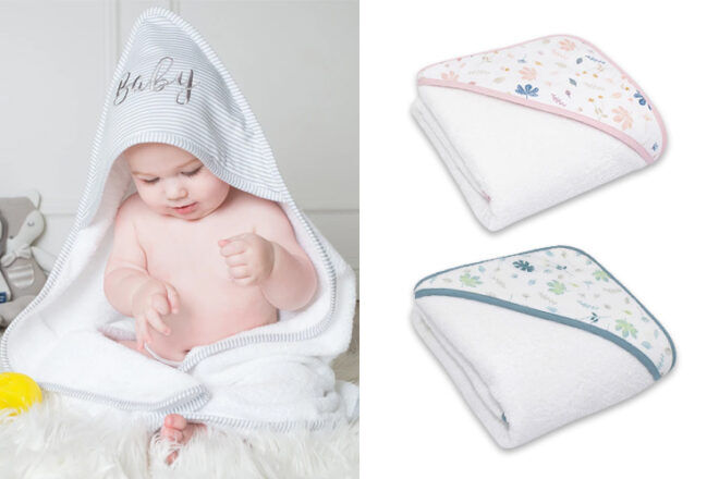 Living Textiles Hooded Baby Towels