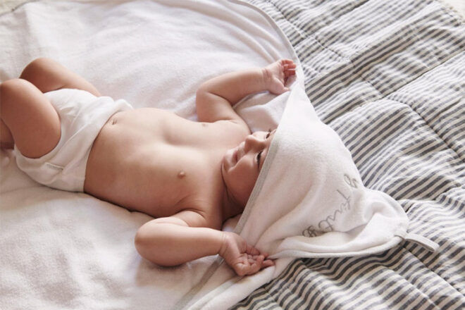 Purebaby Hooded Baby Towels