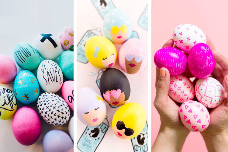 63 Easy Ways to Decorate Easter eggs (at Home)