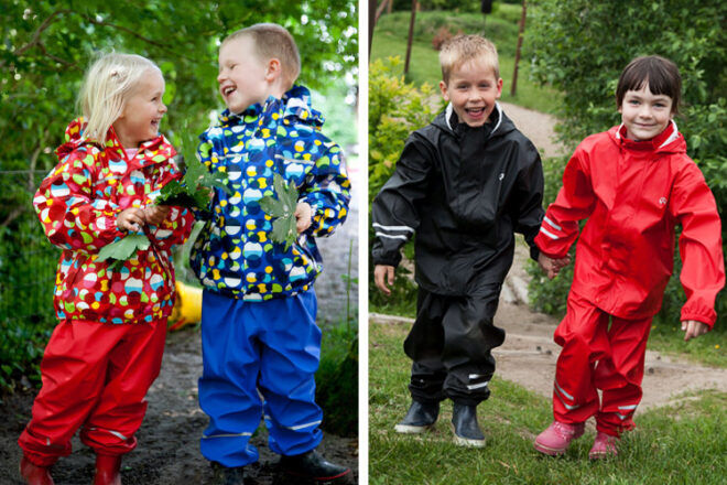 Elka kids' raincoats and waterproof pants