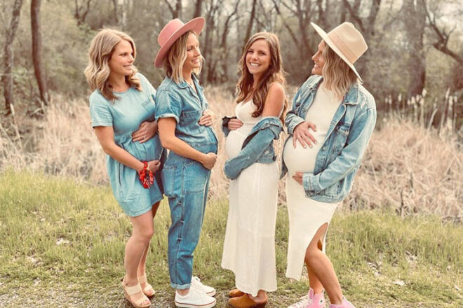 Four sisters pregnant