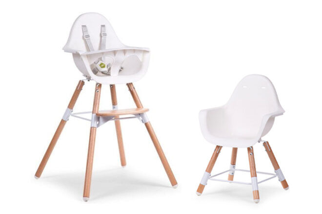 Childhome Evolu 2 high chair and seat for table feeding