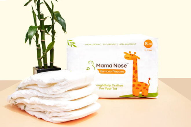 Mama Nose Biodegradable Bamboo Nappies