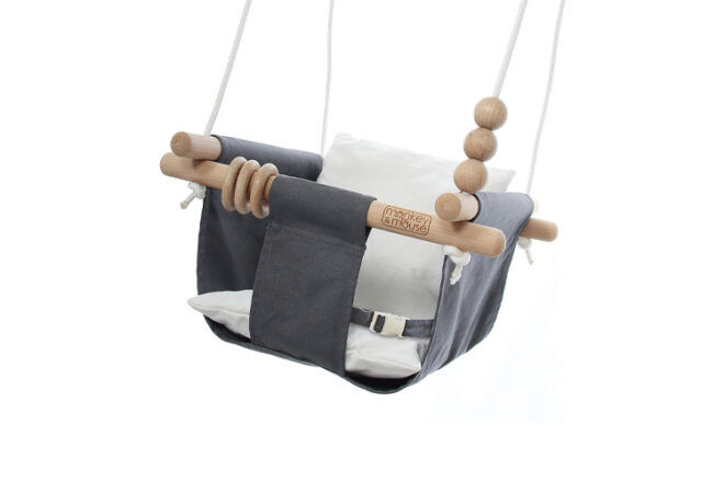 Monkey and Mouse Toddler Swing