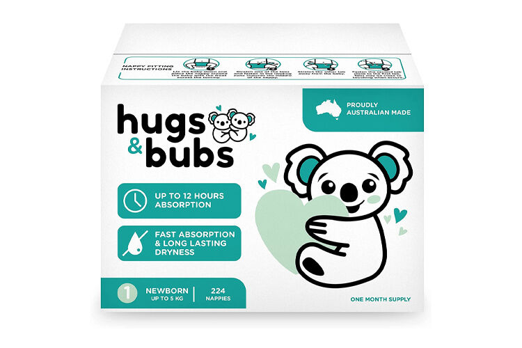Hugs & Bubs Newborn Nappies