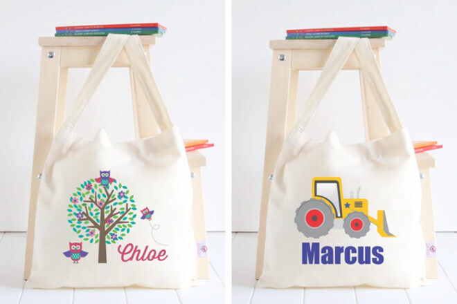Colour and Spice Library Book Bags