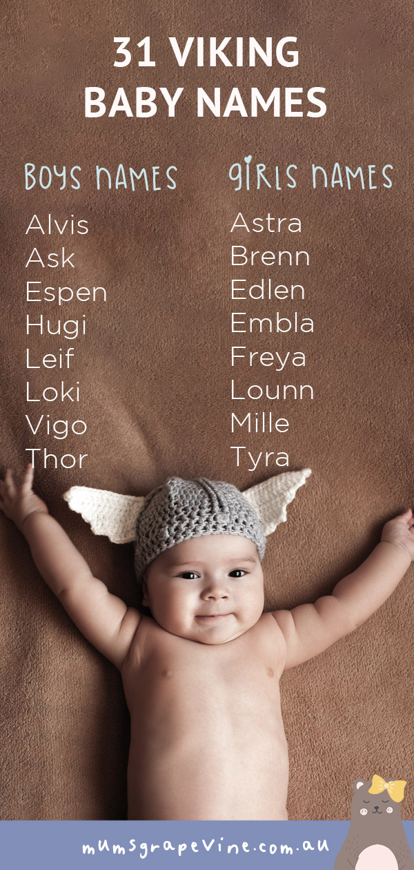 31 Viking Baby Names | Mum's Grapevine