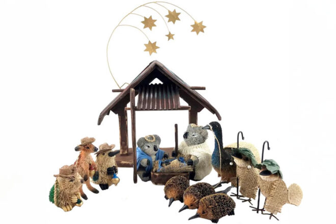 Aus2u Australian animal nativity set