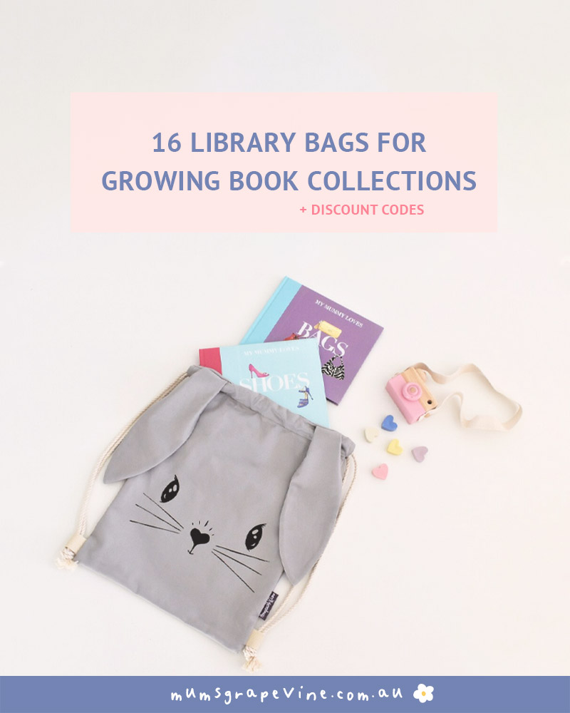 Library Bags | Mum's Grapevine