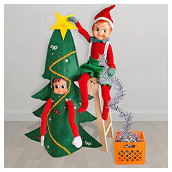 My Magical Moments Elves decorating tree