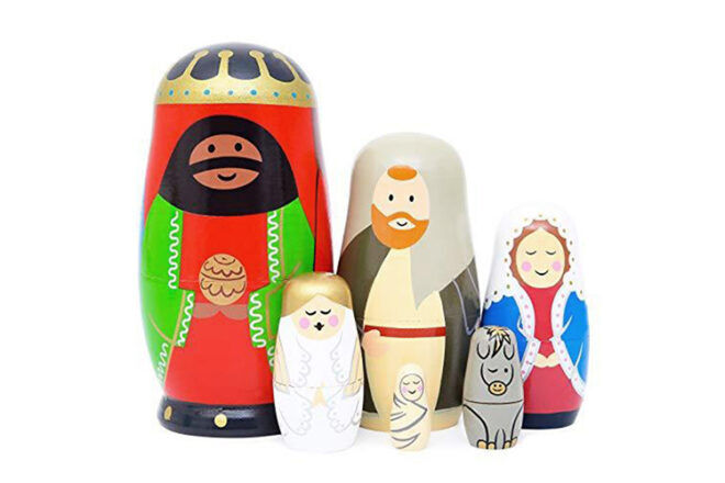 Moonmo Nativity Babushka Dolls
